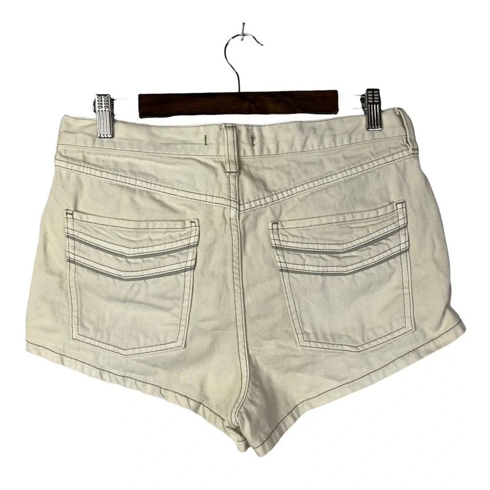 Free‎ People Off White Short Denim Mini Shorts 30